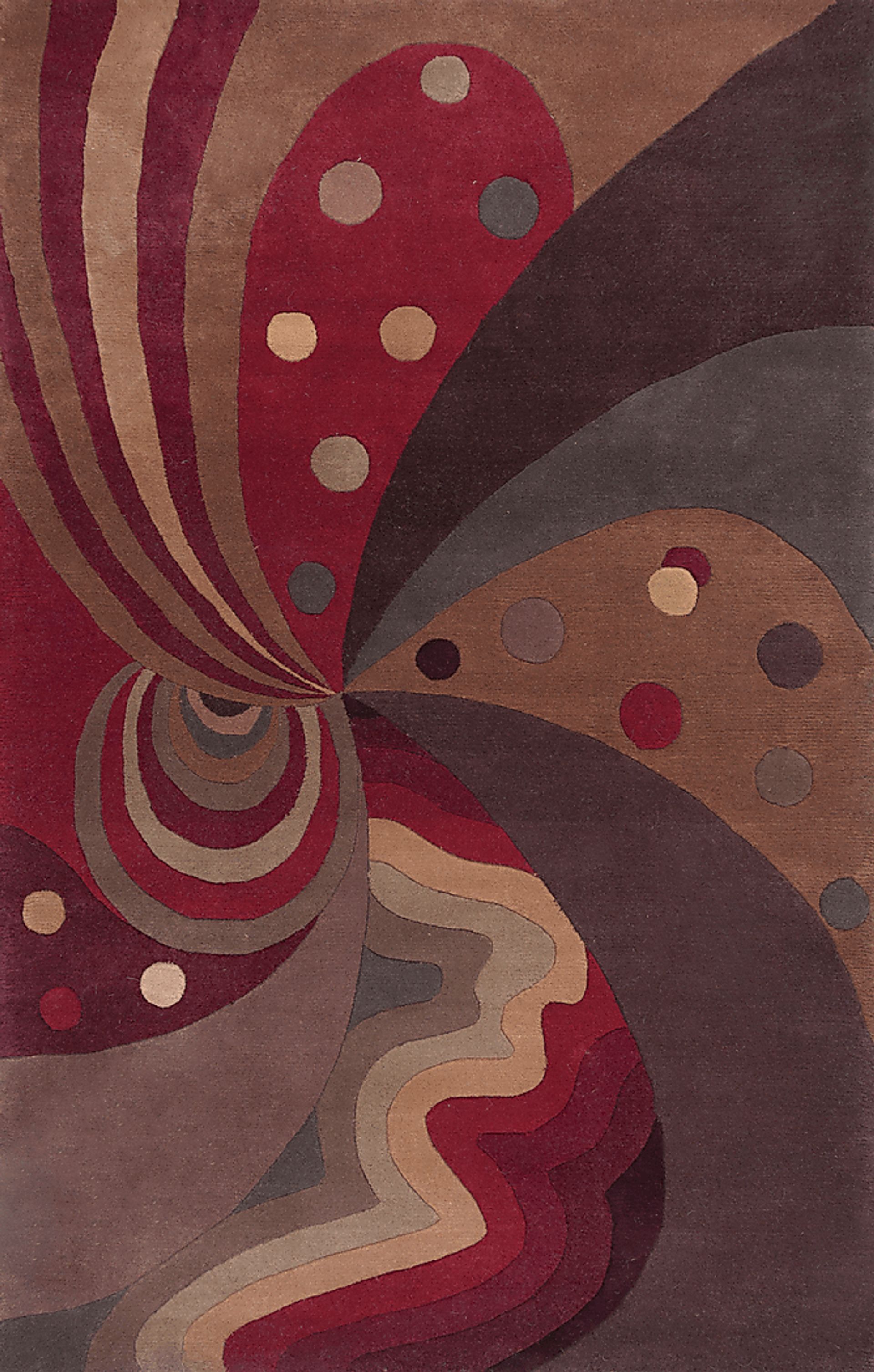 Agustino Brown 5'3 x 8'3 Rug - Image 1