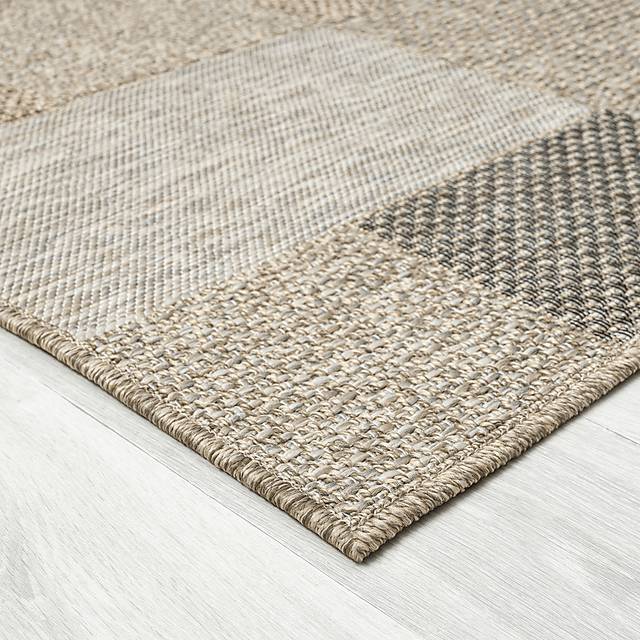 Ahedho Tan 5' x 7' Indoor/Outdoor Rug - Thumbnail - Image 3