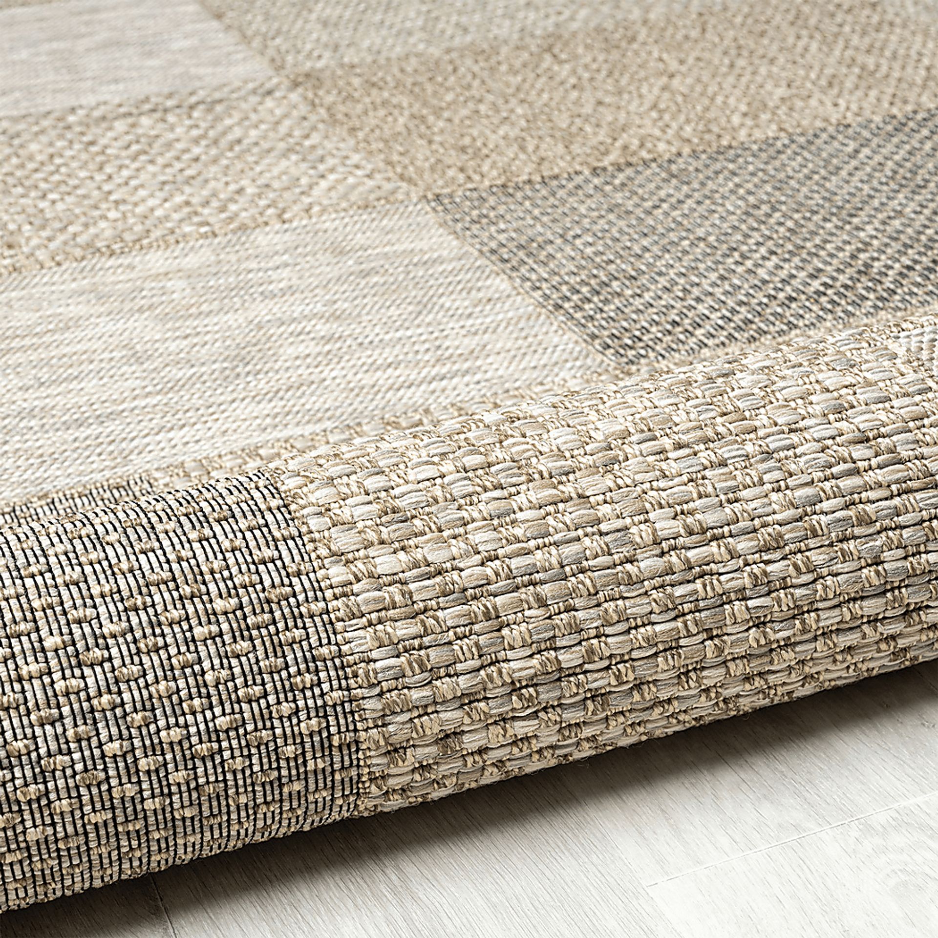 Ahedho Tan 7'10 x 9'6 Indoor/Outdoor Rug - Image 7