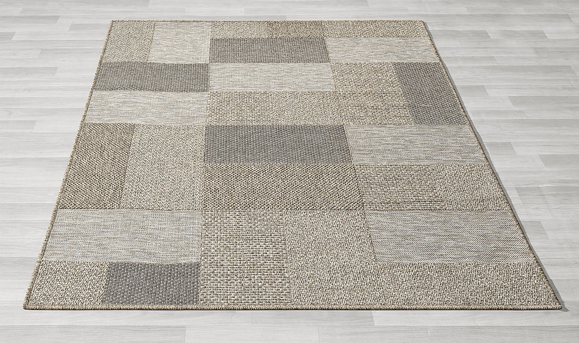 Ahedho Tan 7'10 x 9'6 Indoor/Outdoor Rug - Image 9