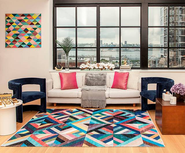 Aherama Multi 5'3 x 7' Rug - Thumbnail - Image 2