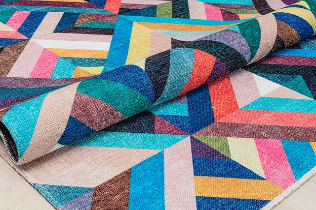 Aherama Multi 5'3 x 7' Rug - Thumbnail - Image 6
