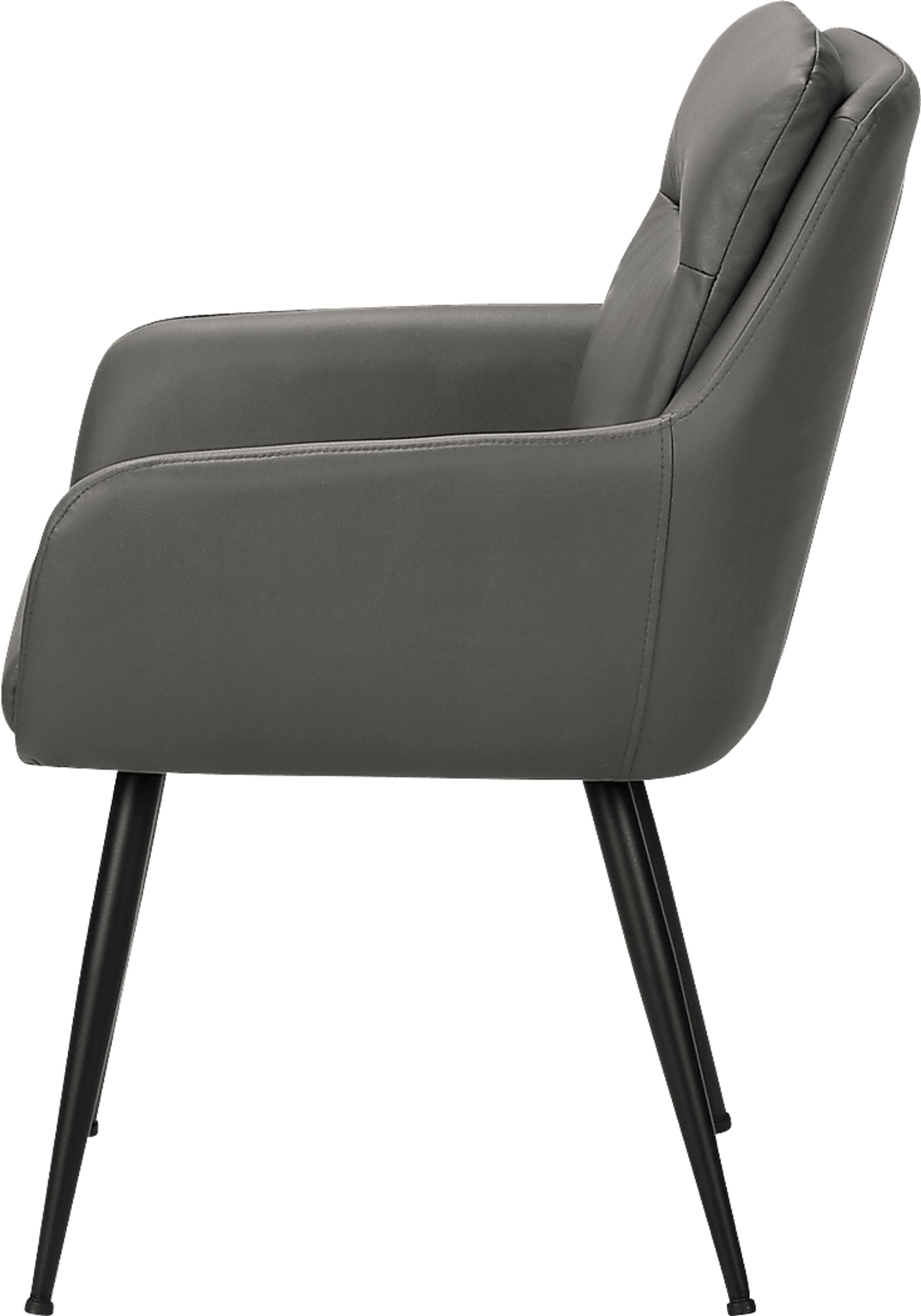 Ahia Gray Side Chair, Set of 2 - Image 6
