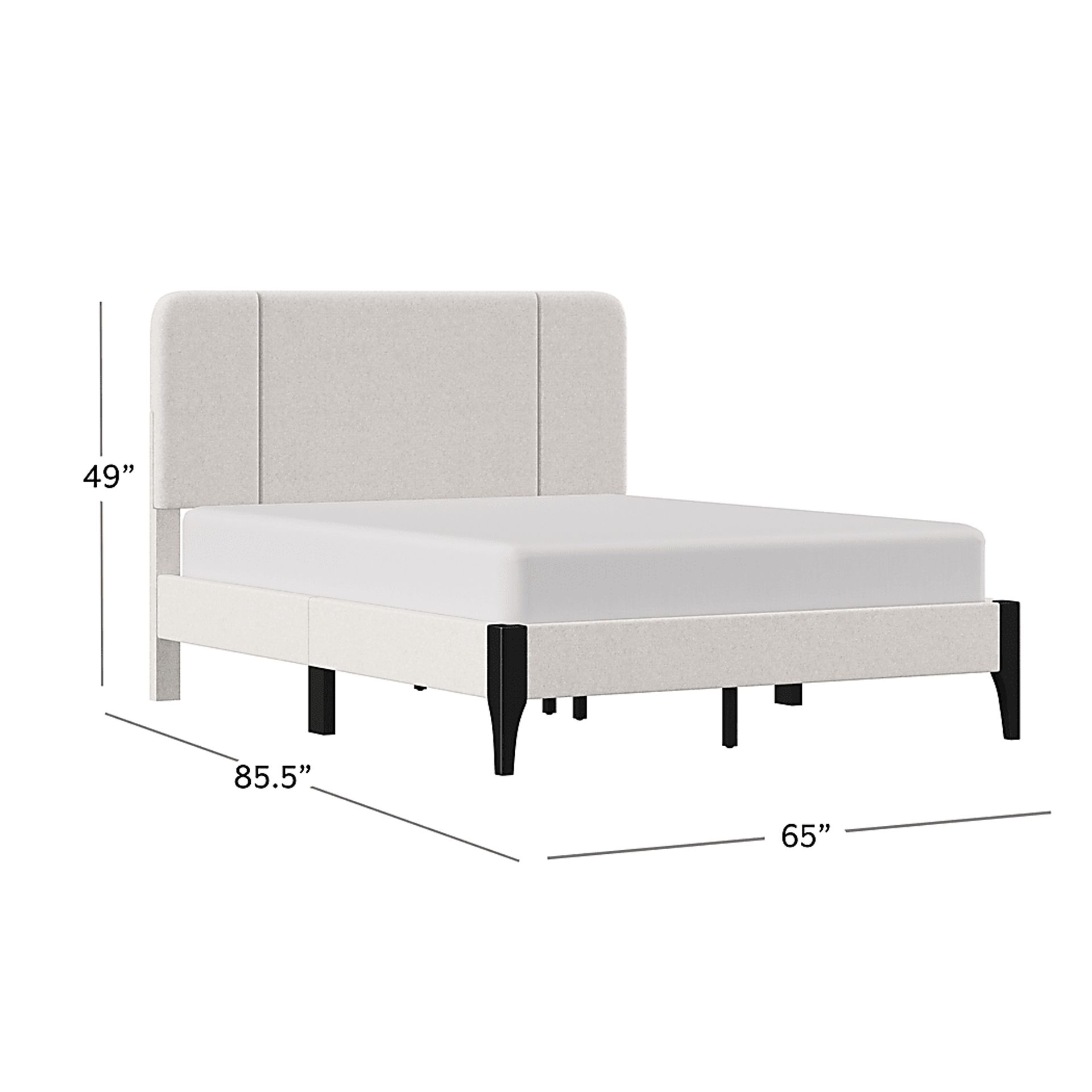 Reesha Beige Queen Bed - Image 9