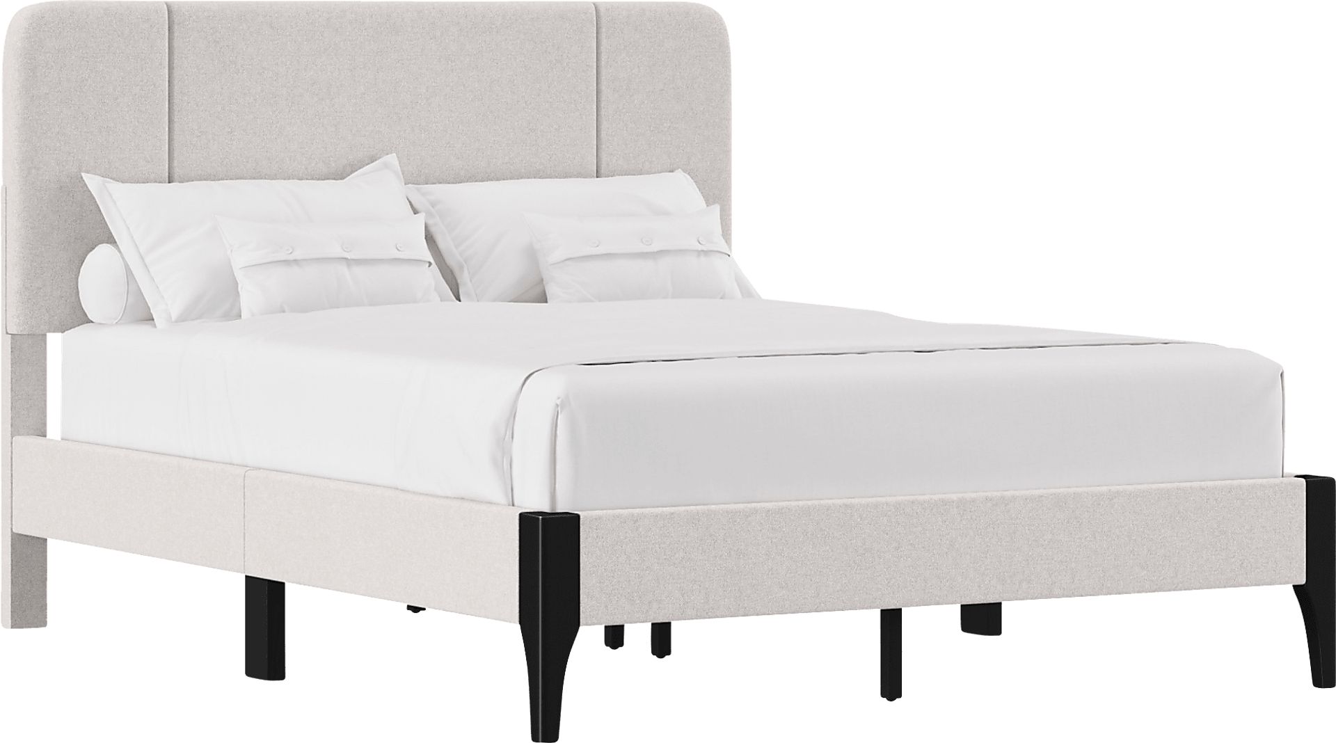 Reesha Beige Queen Bed - Image 1