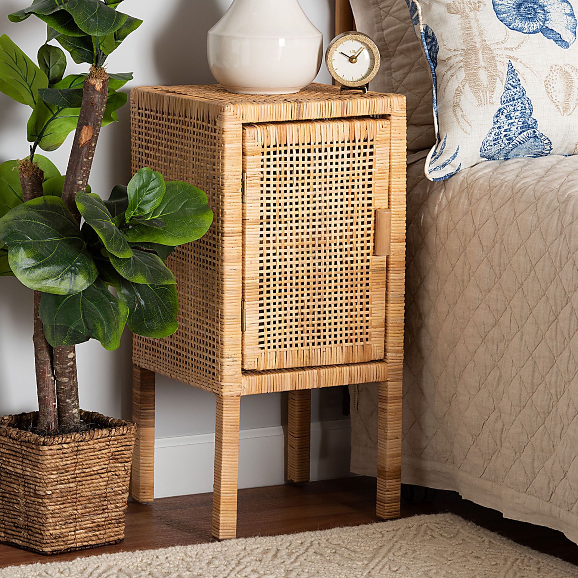 Ahlia Brown Nightstand - Image 2