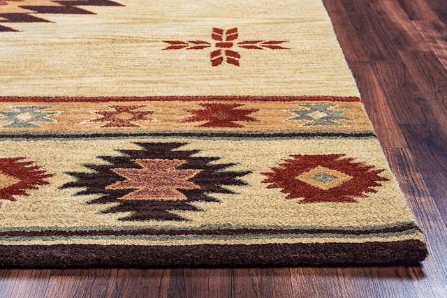 Ahnika Beige 3' x 5' Rug - Thumbnail - Image 2