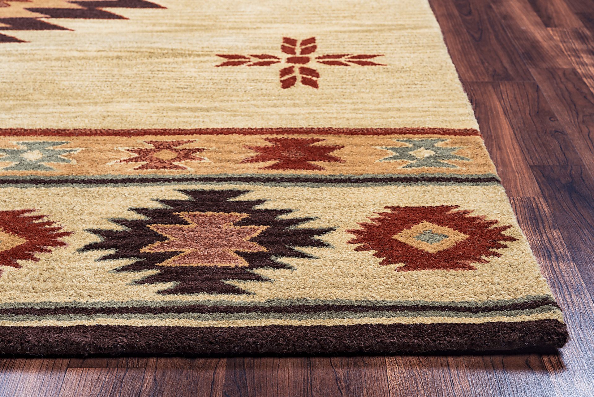 Ahnika Beige 3' x 5' Rug - Image 2