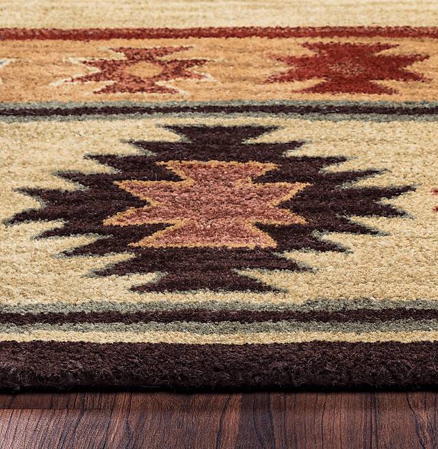 Ahnika Beige 3' x 5' Rug - Thumbnail - Image 3
