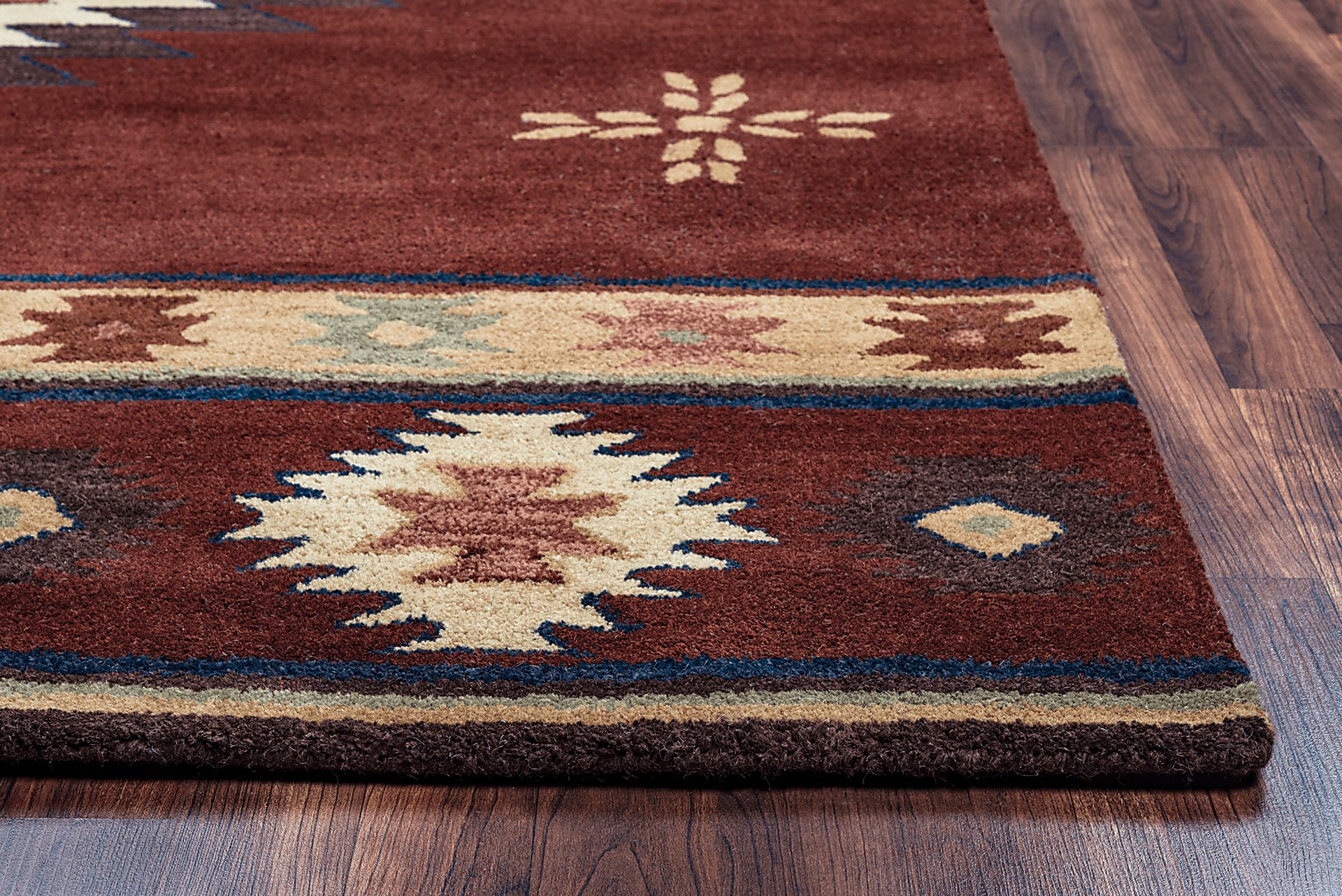 Ahnika Red 3' x 5' Rug - Image 2