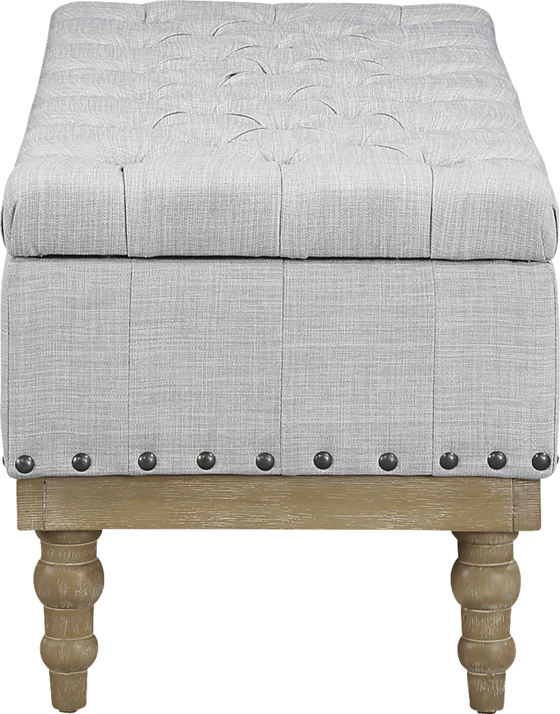Aibell Gray Storage Bench - Image 5