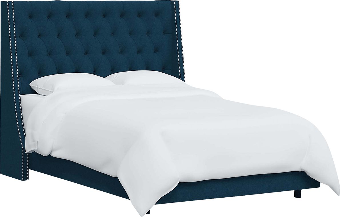 Aidyl Blue King Bed