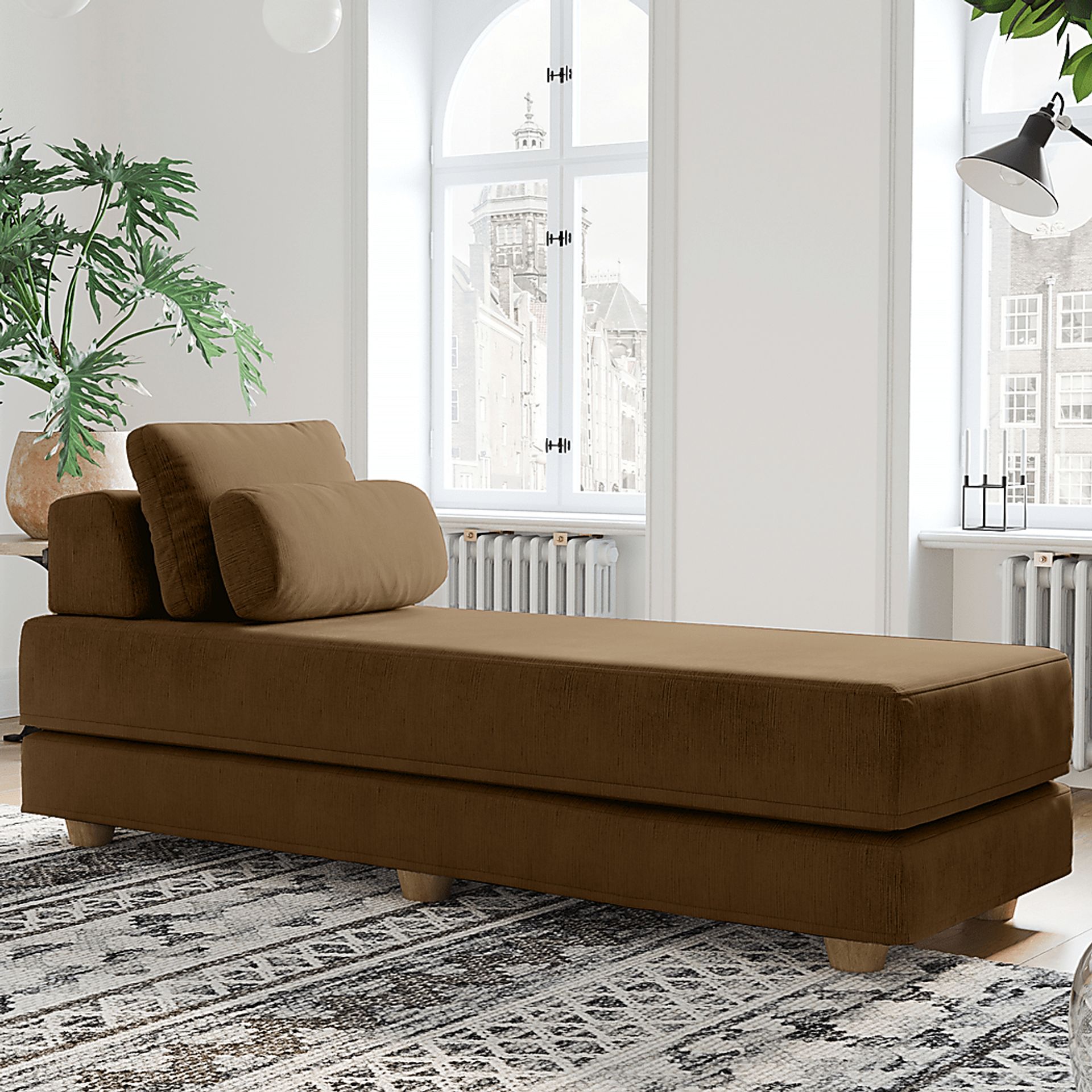 Aignathser Brown Daybed - Image 2