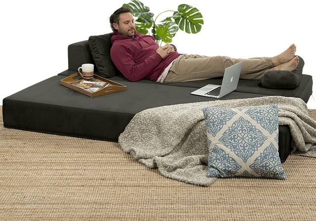 Aignathser Charcoal Daybed - Thumbnail - Image 4