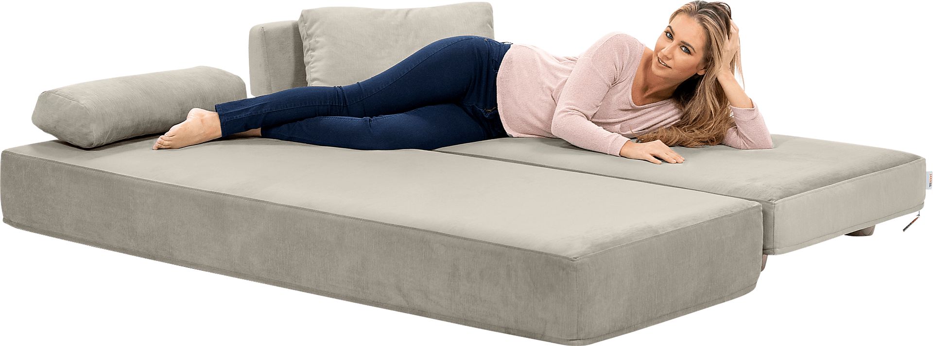 Aignathser Dove Gray Daybed - Image 7