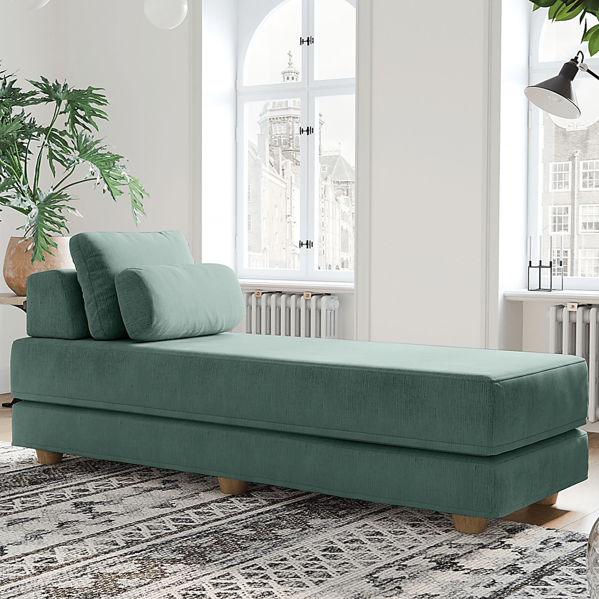 Aignathser Green Daybed - Image 2