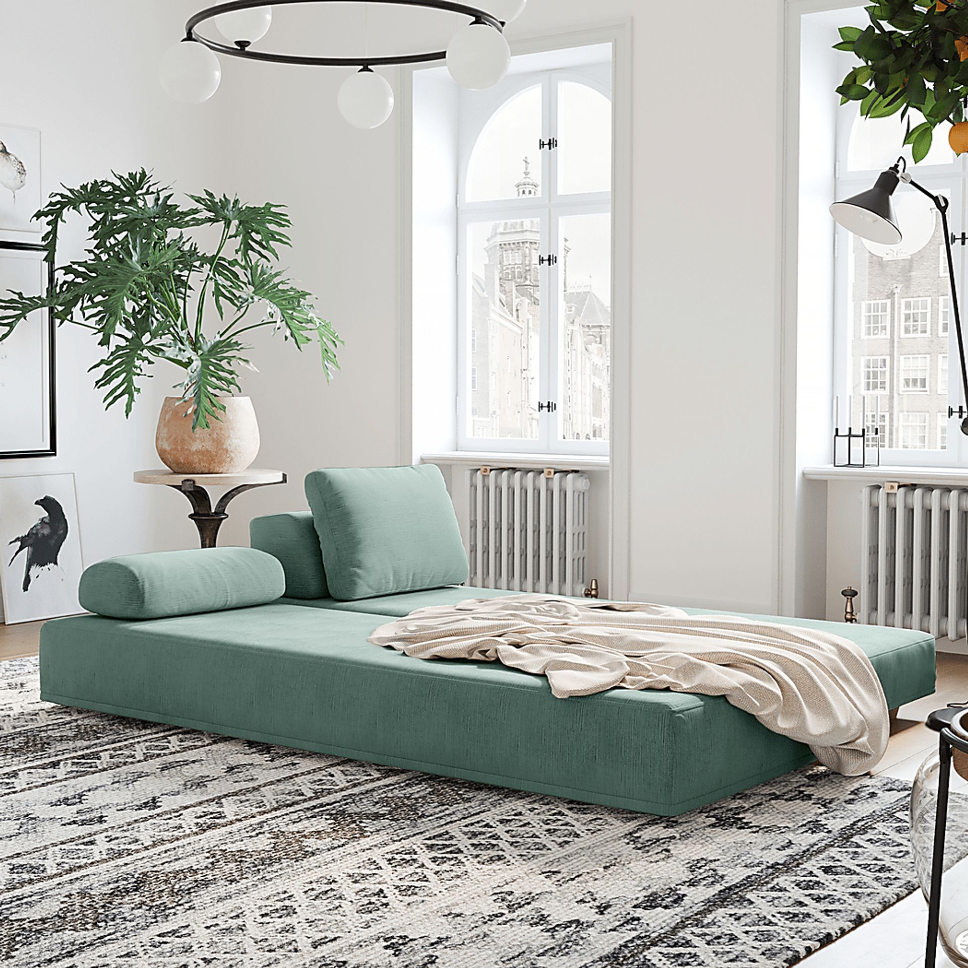 Aignathser Green Daybed - Image 3