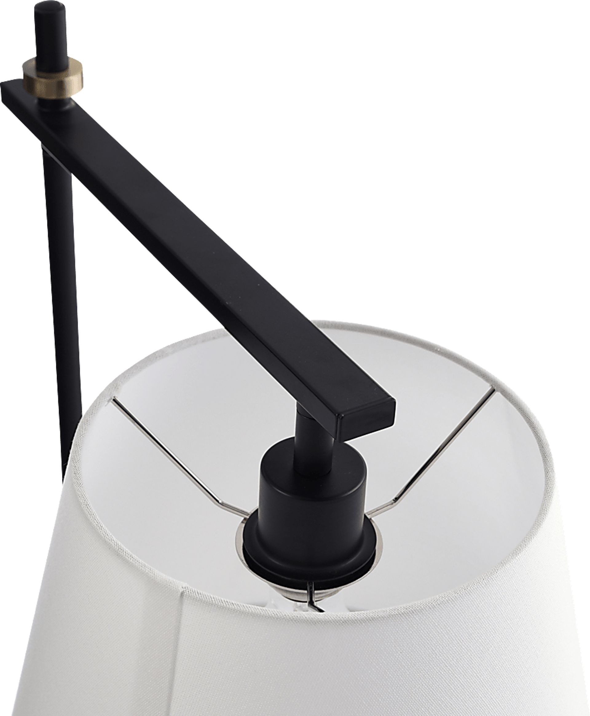 Aiken Post Black Floor Lamp - Image 4
