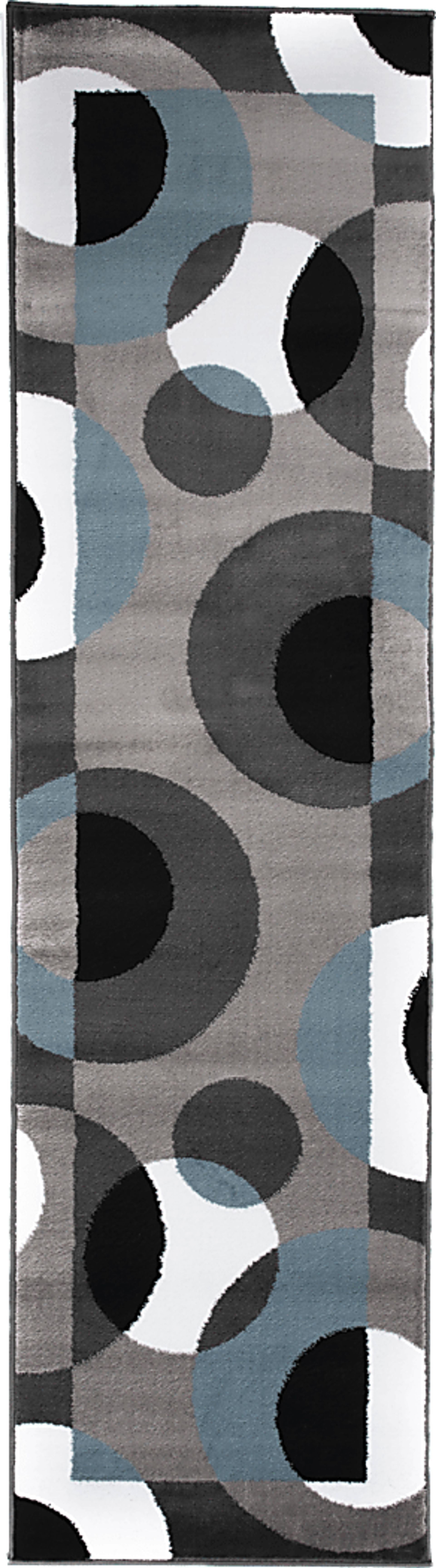 Ailana Blue 2' x 7'2 Runner Rug - Image 1