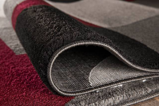 Ailana Burgundy 2' x 7'2 Runner Rug - Thumbnail - Image 2
