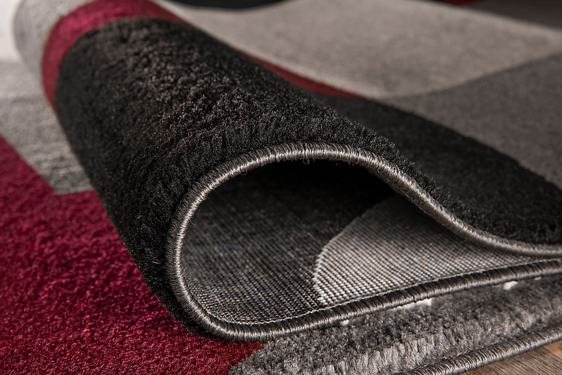 Ailana Burgundy 2' x 7'2 Runner Rug - Image 2