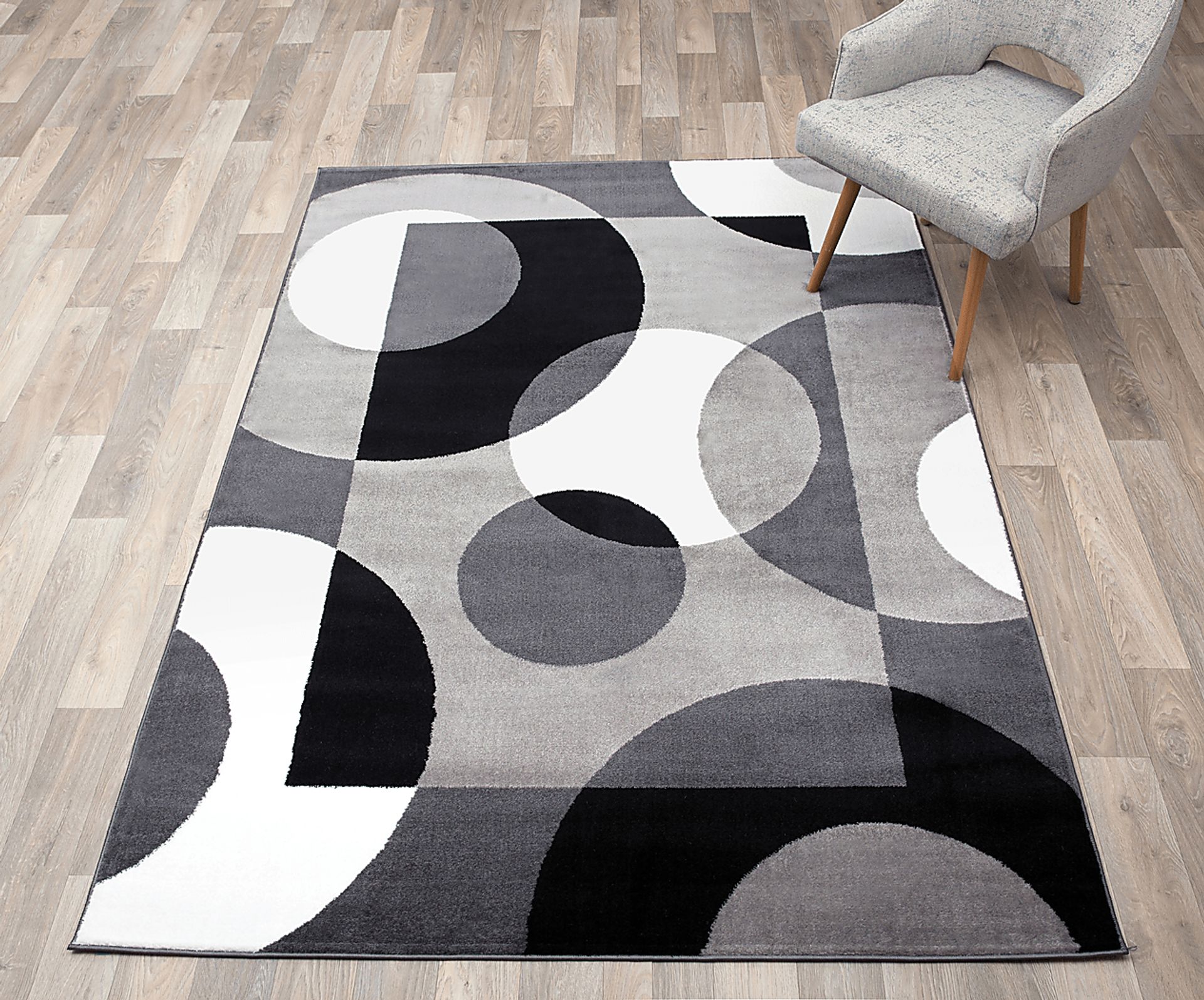Ailana Gray 5'3 x 7'3 Rug - Image 3