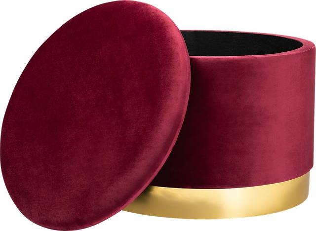 Ailanthus Red Ottoman - Thumbnail - Image 2