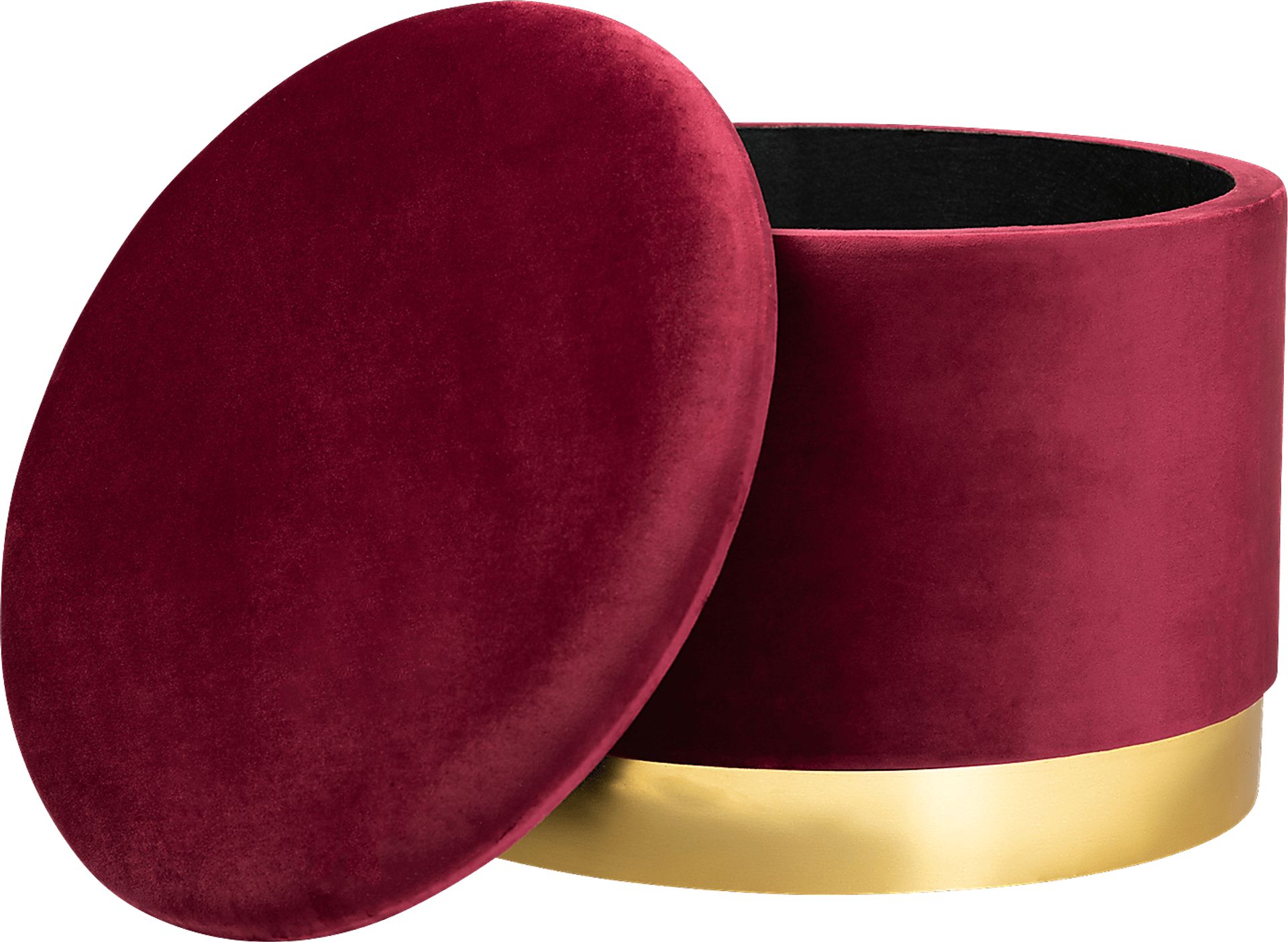 Ailanthus Red Ottoman - Image 2