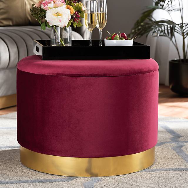 Ailanthus Red Ottoman - Thumbnail - Image 5