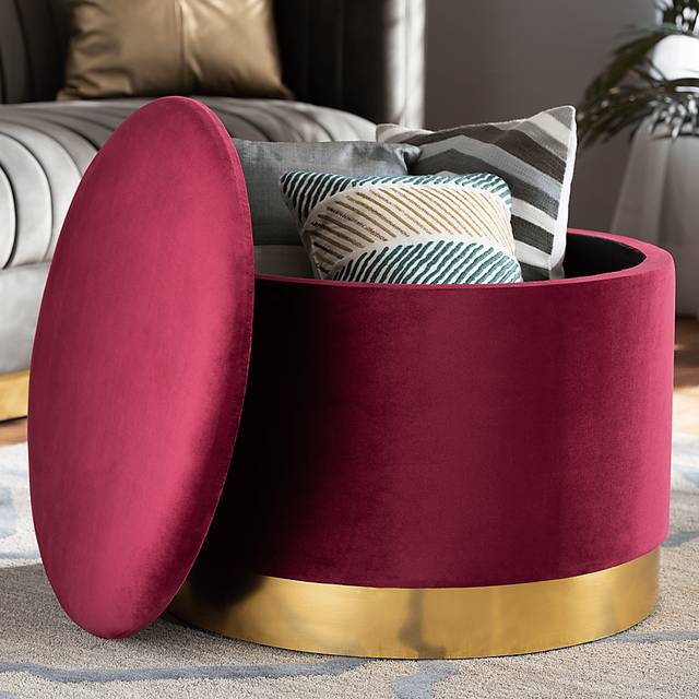 Ailanthus Red Ottoman - Thumbnail - Image 6