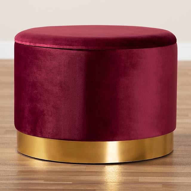 Ailanthus Red Ottoman - Thumbnail - Image 7