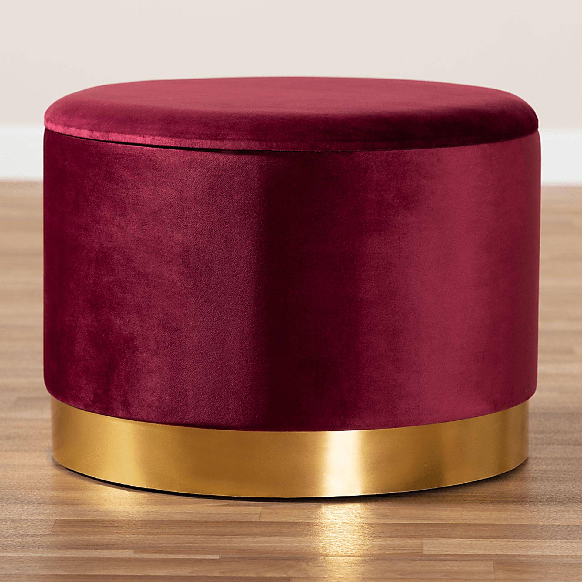 Ailanthus Red Ottoman - Image 7