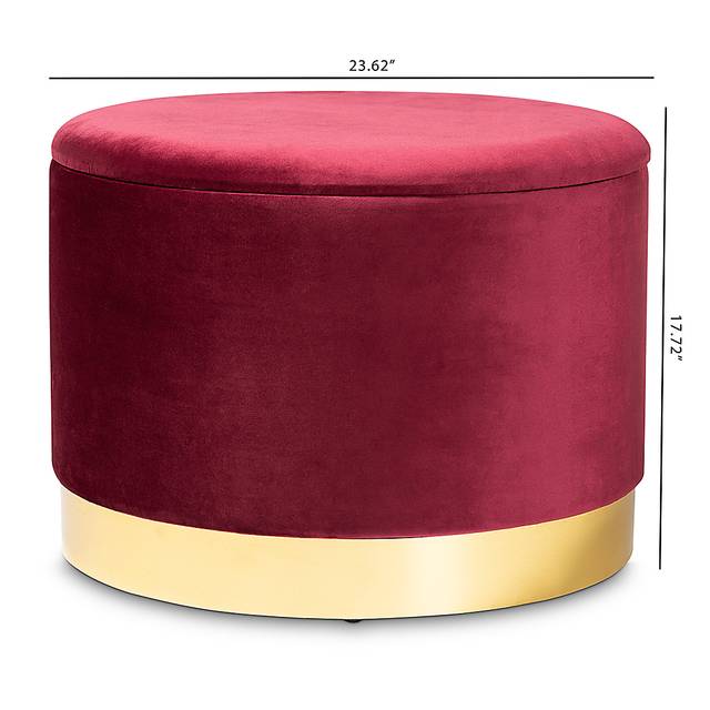 Ailanthus Red Ottoman - Thumbnail - Image 8