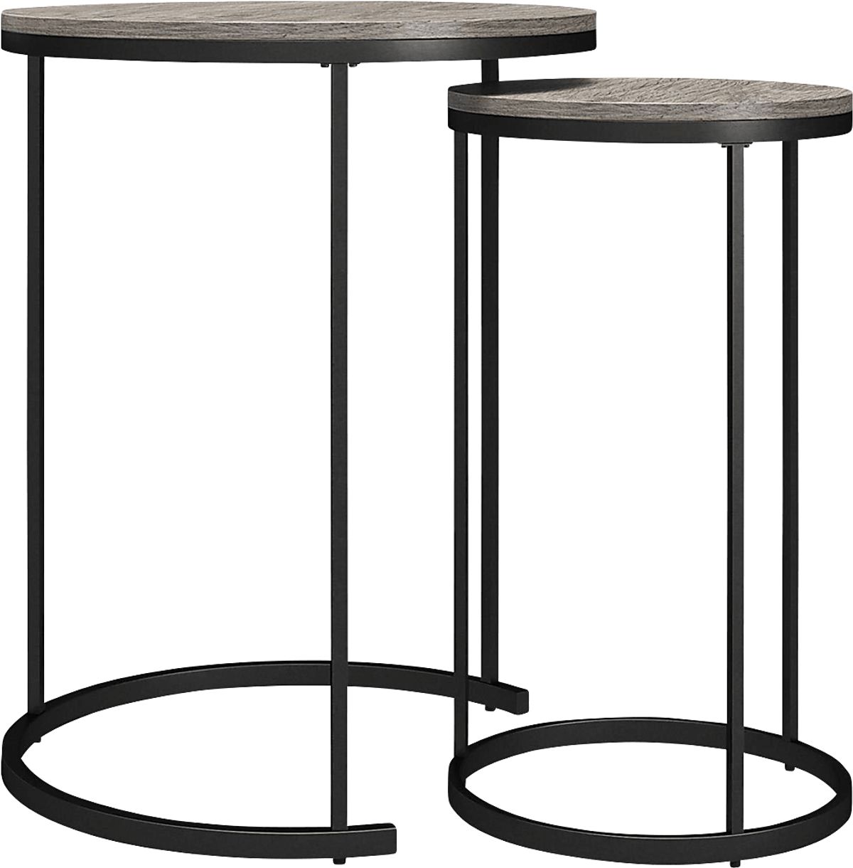 Ailbem Dark Gray Nesting Cocktail Tables | Rooms to Go
