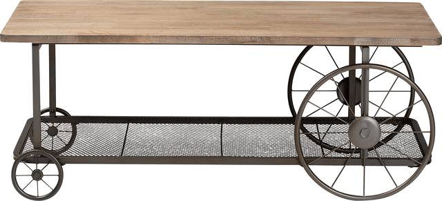 Aileswood Beige Cocktail Table - Thumbnail - Image 2