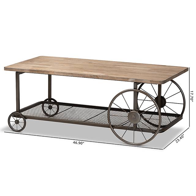 Aileswood Beige Cocktail Table - Thumbnail - Image 8