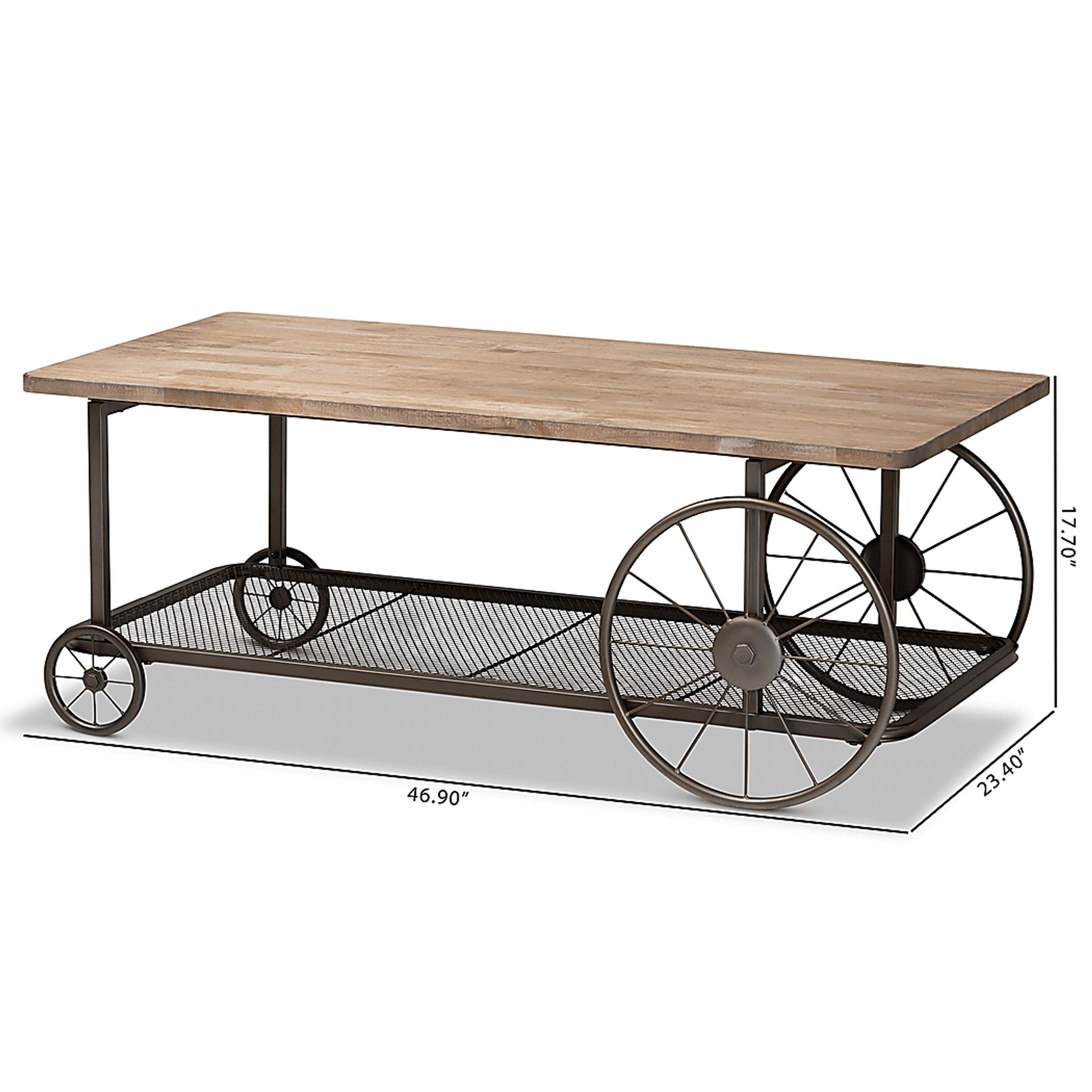 Aileswood Beige Cocktail Table - Image 8