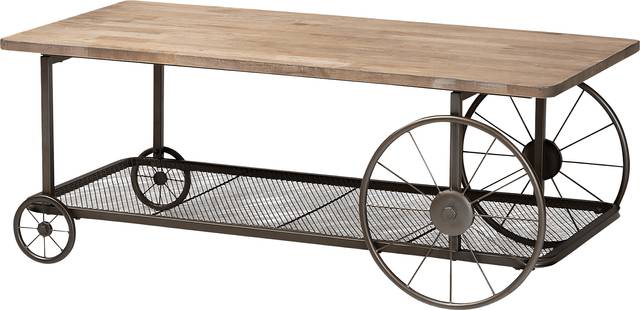 Aileswood Beige Cocktail Table - Thumbnail - Image 1