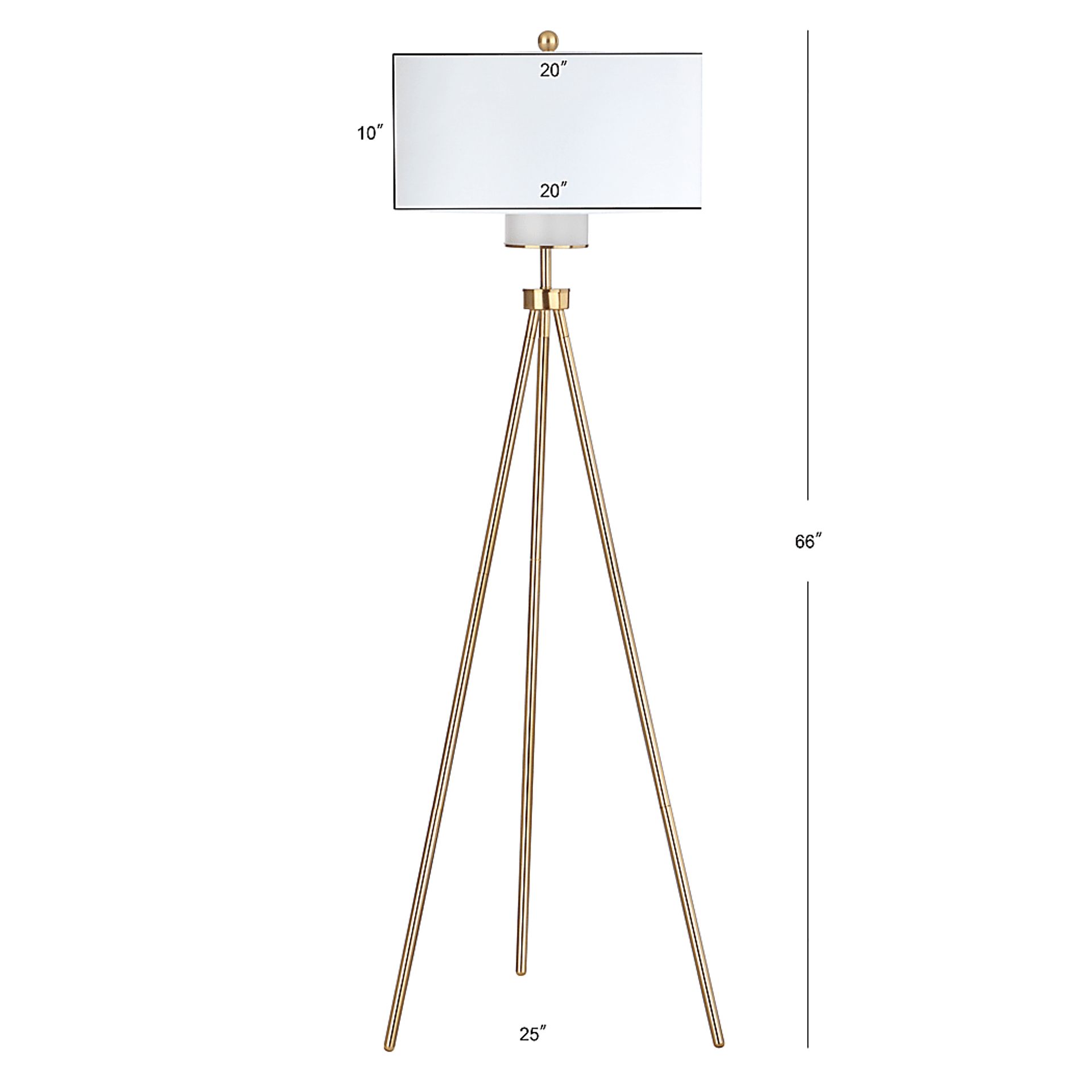 Ailey Street Gold Floor Lamp - Image 2