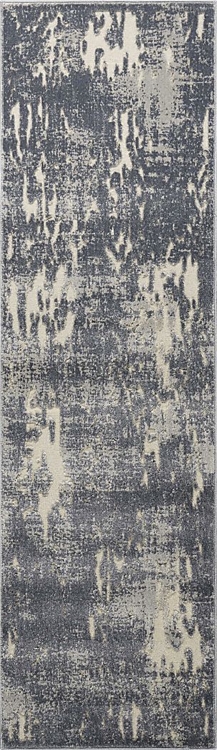Ailine Gray 2'2 x 7'6 Runner Rug - Rooms To Go
