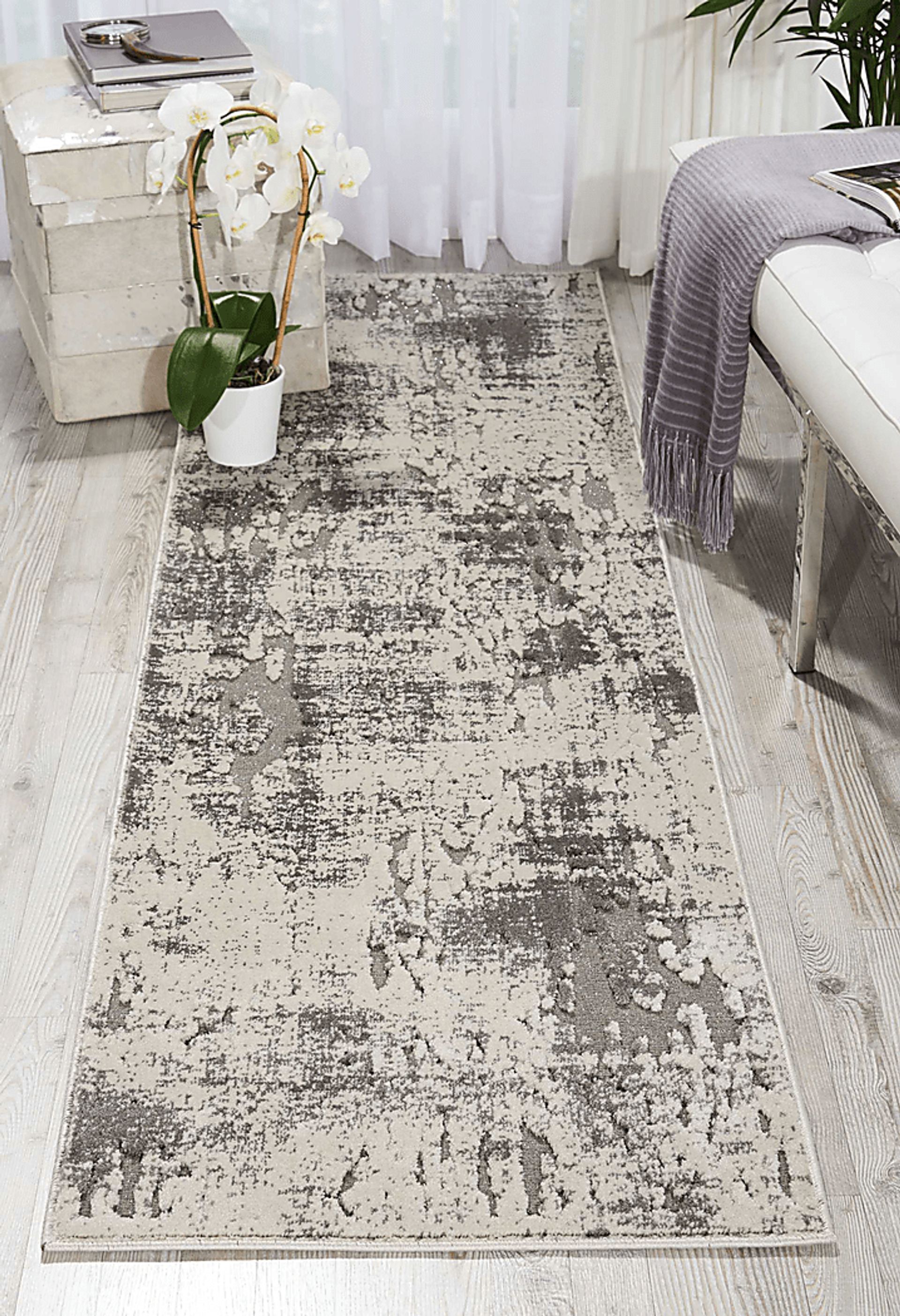 Ailine Ivory 2'2 x 7'6 Runner Rug - Image 4