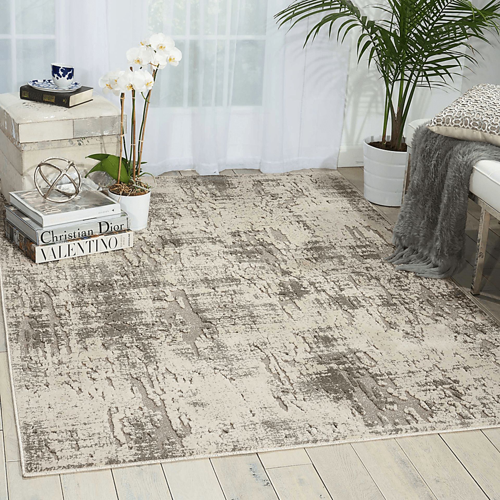 Ailine Ivory 5'3 x 7'3 Rug - Image 4