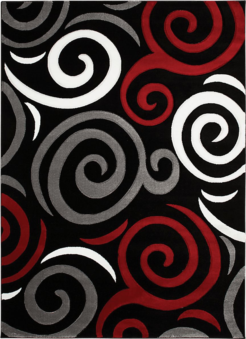 Ailmar Red 5' x 7'3 Rug