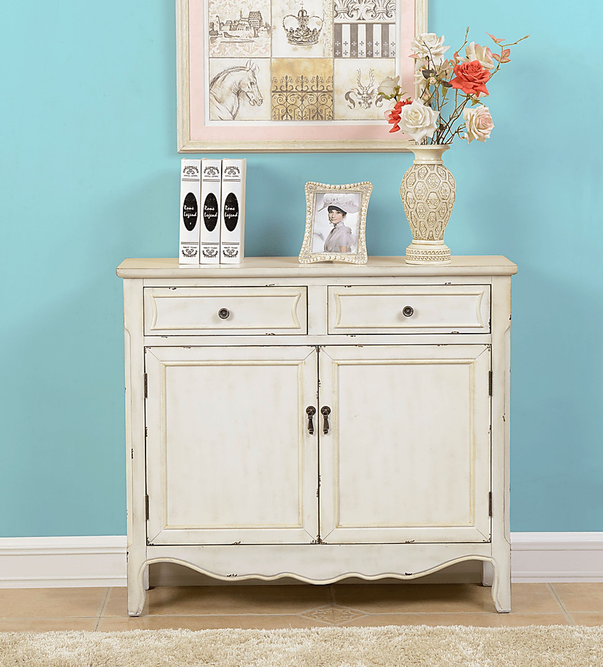 Ailor White Accent Cabinet - Image 7