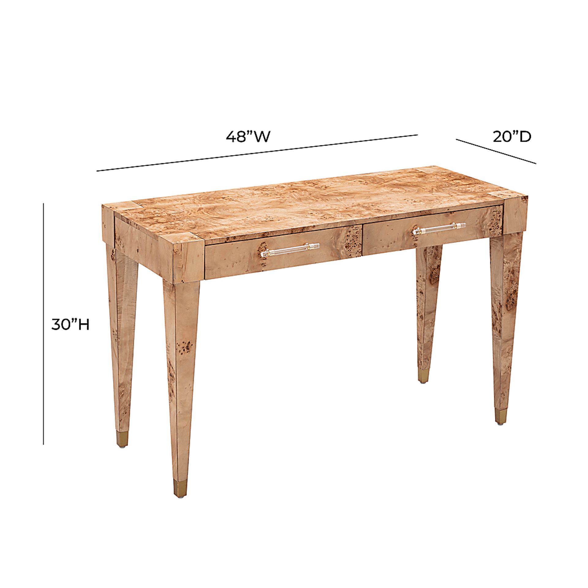 Ailshie III Brown Desk - Image 9