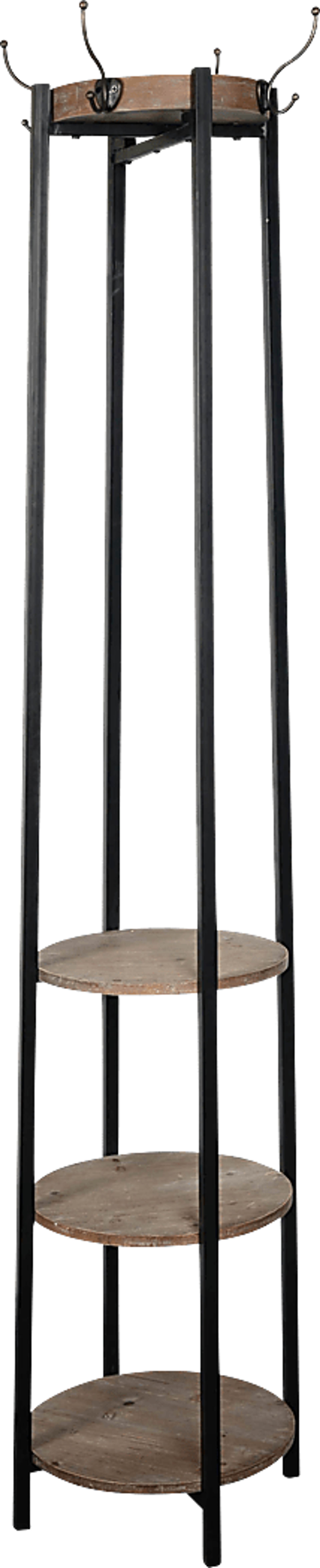Aimar Brown Coat Rack - Image 1