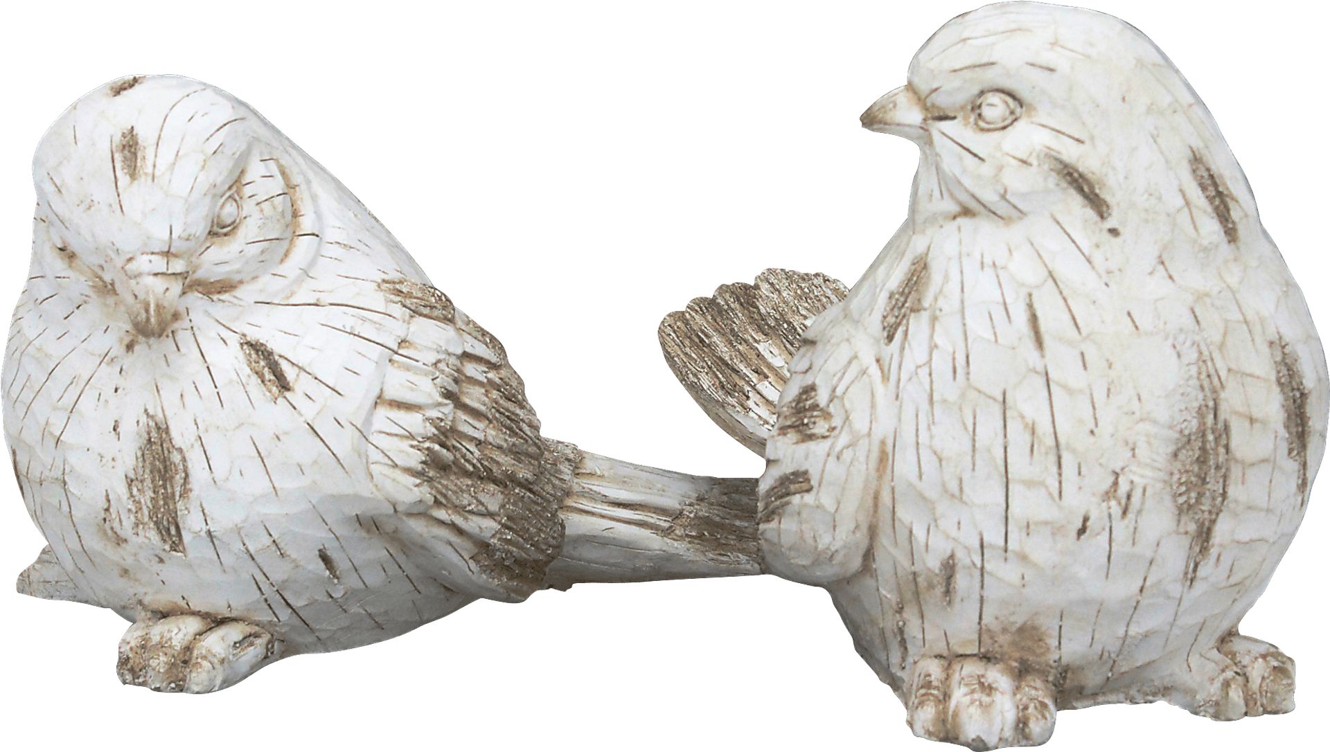 Aimory White Sculpture, Set of 2 - Image 1