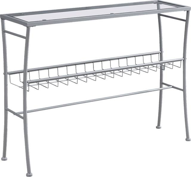 Ainlay Silver Console Table - Thumbnail - Image 1