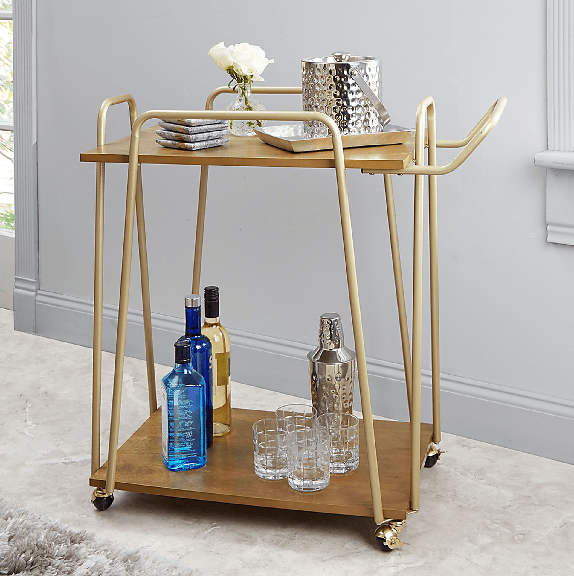 Ainsworth Gold Bar Cart - Image 3