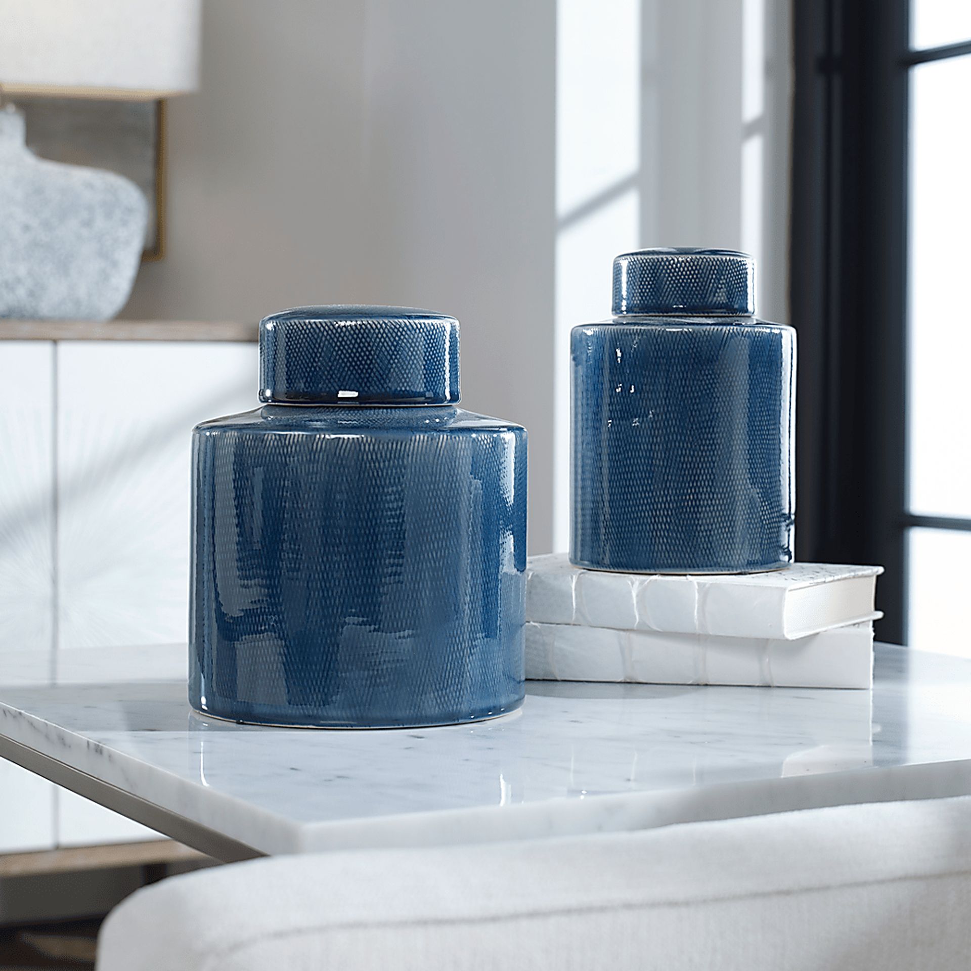 Airad Blue Container, Set of 2 - Image 2